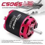 Surpass Hobby C5045 C5055 C5065 V2 Motor Outrunner sin escobillas 2-6S con 60A 80A 100A ESC sin escobillas para avión RC Multicopte